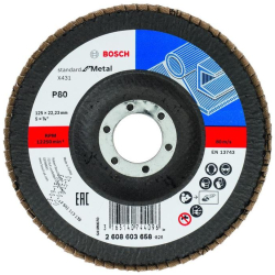 Bosch - Disc lamelar inclinat X431 125x22.23mm G80 2608603658 