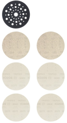 Bosch - Starter kit 6 discuri abrazive M480 EXPERT + padSaver pentru slefuitoare orbitale cu excentric 125mm 2608901202 