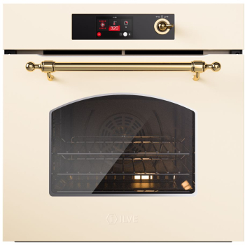 Cuptor electric incorporabil 65 litri ILVE Nostalgie Multioven crem/auriu 