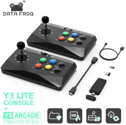DATA FROG Y3 Arcade 4K Video Game consolA&fnof cu Game Arcade Built-in 20000 Games 