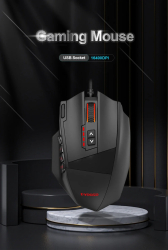E-YOOSO X-39 Mouse de gaming cu fir RGB 16400 DPI 19 butoane 