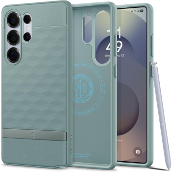Husa pentru Samsung Galaxy S25 Ultra - Spigen Caseology Parallax MagSafe - Sage Green 
