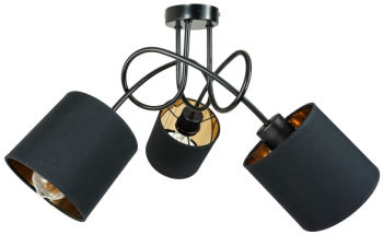 Lustra ADVITI Vigo AD-LD-6355BE27T E27 3 x 60W negru