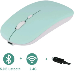 Mouse Bluetooth Reincarcabil Wireless Dual Mode 5.2 Ergonomic 2.4 USB - BluetoothUSBCharge3 