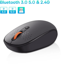 Mouse Bluetooth Wireless Baseus 1600DPI Silent cu receptor USB Nano 2.4GHz - BT3.0 BT5.0 si 2.4G 