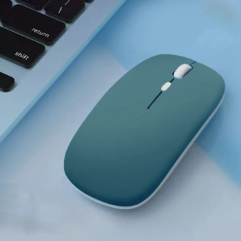 Mouse Bluetooth Wireless Silentios pentru iPad Tablet Samsung - verde inchis 