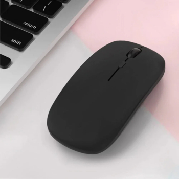 Mouse Bluetooth Wireless Silentios pentru iPad Tableta Samsung - negru 