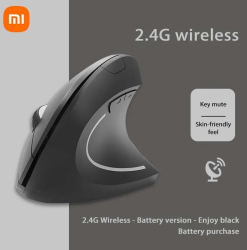 Mouse de gaming Bluetooth vertical wireless Xiaomi 1600DPI - Baterie wireless 