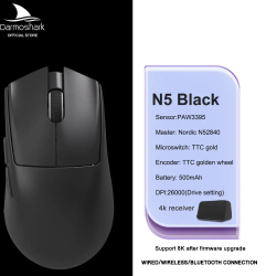 Mouse de gaming Darmoshark Bluetooth Wireless Tri-Mode 26K DPI - N5 B cu 4K B 