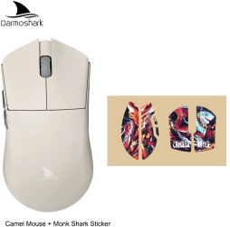 Mouse de gaming wireless Bluetooth tri-moda Darmoshark M3 26000 DPI - M3 Camel M sticker 