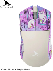 Mouse de gaming wireless Bluetooth tri-moda Darmoshark M3 26000 DPI - M3 Camel P sticker 
