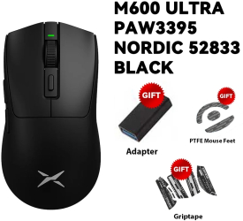 Mouse de gaming wireless Delux M600 26000DPI reincarcabil - M600ULTRA NEGRU 