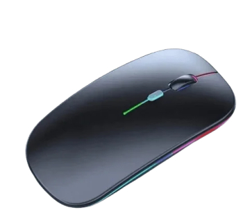 Mouse de gaming wireless RGB reincarcabil ergonomic iluminat 