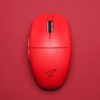 Mouse de gaming wireless ultrausor Zaopin Z1 PRO PAW3395 2.4G cu senzor optic - Gol 200mA Rosu 