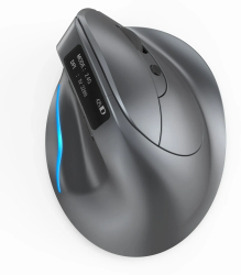 Mouse vertical ergonomic Bluetooth Lefon cu ecran OLED - F26C 