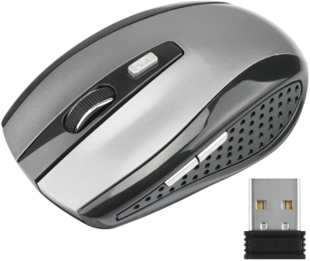 Mouse wireless Bluetooth 2.4G - Ergonomic 800/1200/1600DPI 6 butoane silentioase - Gri 