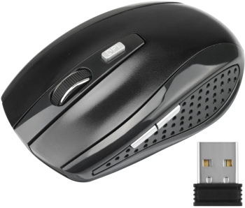 Mouse wireless Bluetooth 2.4G - Ergonomic 800/1200/1600DPI 6 butoane silentioase - Negru 