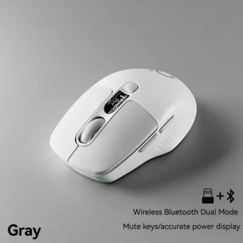 Mouse wireless Bluetooth Eweadn Q1 mod dual silentios - Q1 gri 