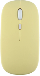 Mouse wireless Bluetooth silentios ergonomic - Galben 