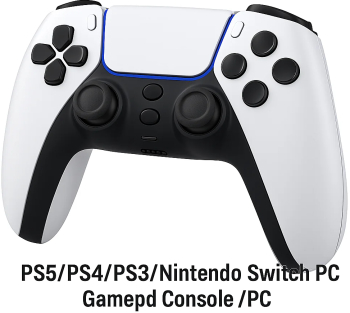 Playstation 5 controller For Ps5/Ps4/Ps3/Nintendo Switch/Pc gamepad consolA&fnof With Turbo Dual Sense Vibrate Programming Function 