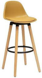 Scaun de bar Sani MAXON 40 x 43 x 92 cm Galben mustar 