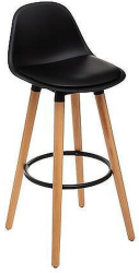 Scaun de bar Sani MAXON 40 x 43 x 92 cm Negru 
