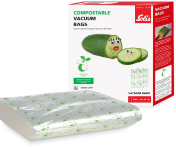 Set 50 pungi gofrate pentru vidat 20x30 cm Solis Eco 