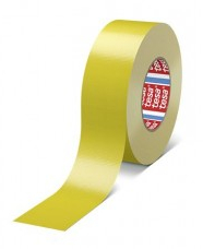 Tesa - Banda textila adeziva cu PE 25mx50mm galben 