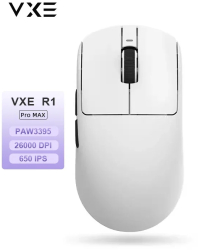 VGN VXE R1 Pro MAX Mouse de Gaming Bluetooth PAW3395 - R1 Pro MAX Alb 