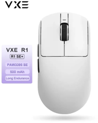 VGN VXE R1 Pro MAX Mouse de Gaming Bluetooth PAW3395 - R1 SE Plus Alb 
