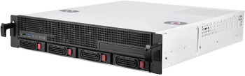 Carcasă rack Silverstone SST-RM21-304 2 unități neagră Middle Tower