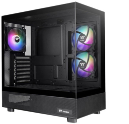 Carcasa Computer Thermaltake View 270 Plus TG ARGB sticlă securizată x 2 negru Middle Tower 