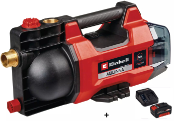 Pompa Einhell Expert AQUINNA 18 28 Power X-Change 18 V debit max. 2800 Lh + Kit acumulator si incarcator Einhell PXC 4512042 18 V 4.0 Ah 