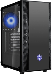 SilverStone FARA B1 RGB tower case (black side panel made of tempered glass) 