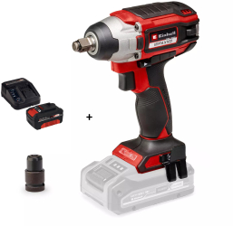 Surubelnita fara fir cu impact Einhell Power X-Change IMPAXXO + Kit acumulator si incarcator Einhell PXC 4512042 18 V 4.0 Ah