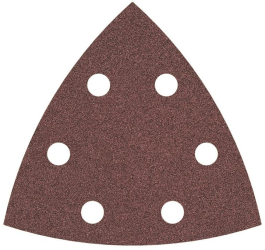 Bosch - Foaie abraziva delta F460 93x93mm G80 5 bucati 2608621686 