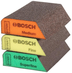 Bosch - Set 3 bureti abrazivi S470 Combi EXPERT 68x97x26mm dur mediu moale 2608901174 