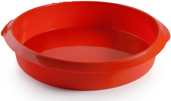 Forma placinta Ibili-Strawberry silicon 26x5.5 cm rosu 