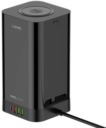 Prelungitor Tip Turn LDNIO SEW4485 Incarcator wireless 3 prize 3 X USB-A 1 X USB-C Incarcare rapida QC 3.0 32W 2m 