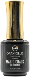 Solutie Magic Crack Gel Remover pentru Indepartarea Gelului sau Ojei Semipermanente Transparent Gold 15 ml
