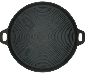 Tigaie fonta cu 2 manere Grill Chef diametru 33 cm