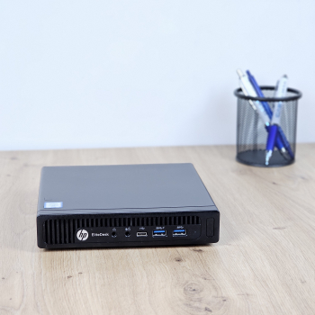 Unitate PC Second Hand HP ELITEDESK 800 G2 Mini PC Procesor I5 6500T Memorie RAM 8 GB SSD 256 GB Windows 10 Home