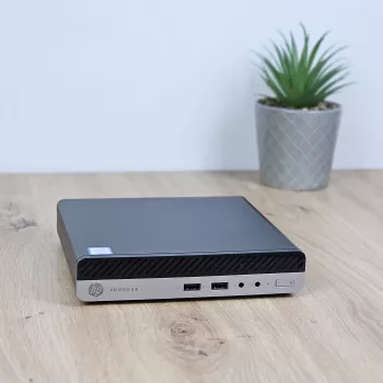 Unitate PC Second Hand HP PRODESK 400 G3 MINI PC Procesor I5 7500T Memorie RAM 8 GB SSD 256 GB Windows 11 Pro Stare Buna 