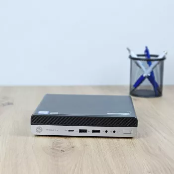 Unitate PC Second Hand HP PRODESK 600 G3 MINI PC Procesor I5 7500T Memorie RAM 8 GB SSD 256 GB NVME Windows 11 Pro Stare Buna 