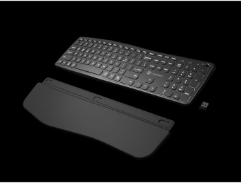 Tastatura Wireless NATEC Porifera Bluetooth/2.4GHz Layout US 12 taste multimedia (Negru) 