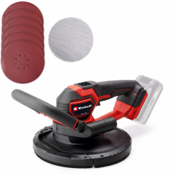 Slefuitor de pereti pe acumulator Einhell Professional TP-DWS 18/225 Li BL Solo 18 V motor fara perii 1200 RPM 225 mm diametru disc fara inc 