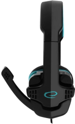 Casti Stereo Esperanza Raven EGH310B Microfon (Negru/Albastru) 