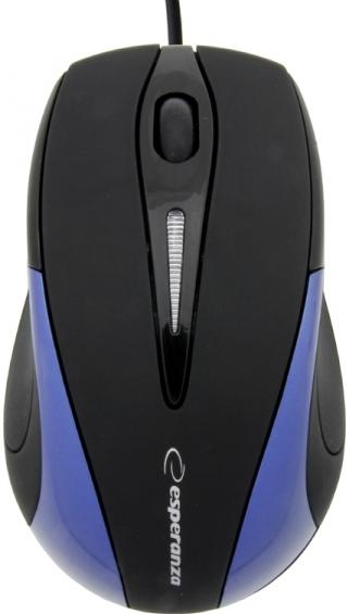 Mouse ESPERANZA EM102B (Negru/Albastru) 