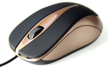 Mouse Media-Tech Plano 800 DPI Optic (Negru/Auriu) 