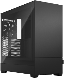 Carcasa Fractal Design Pop Silent Clear Middle Tower fara sursa ATX (Negru) 